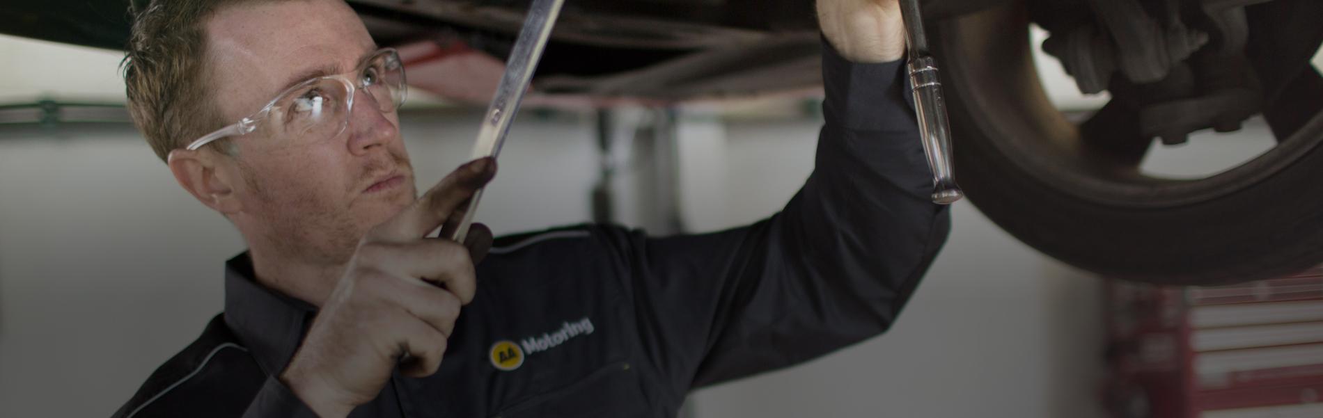 Car servicing at AA Auto Centre