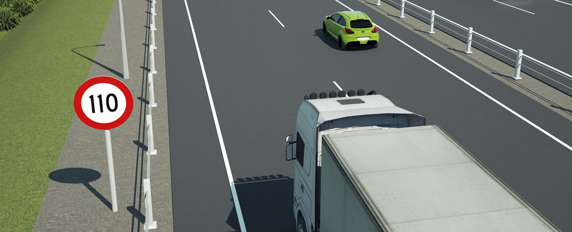 Road rules - changing speeds