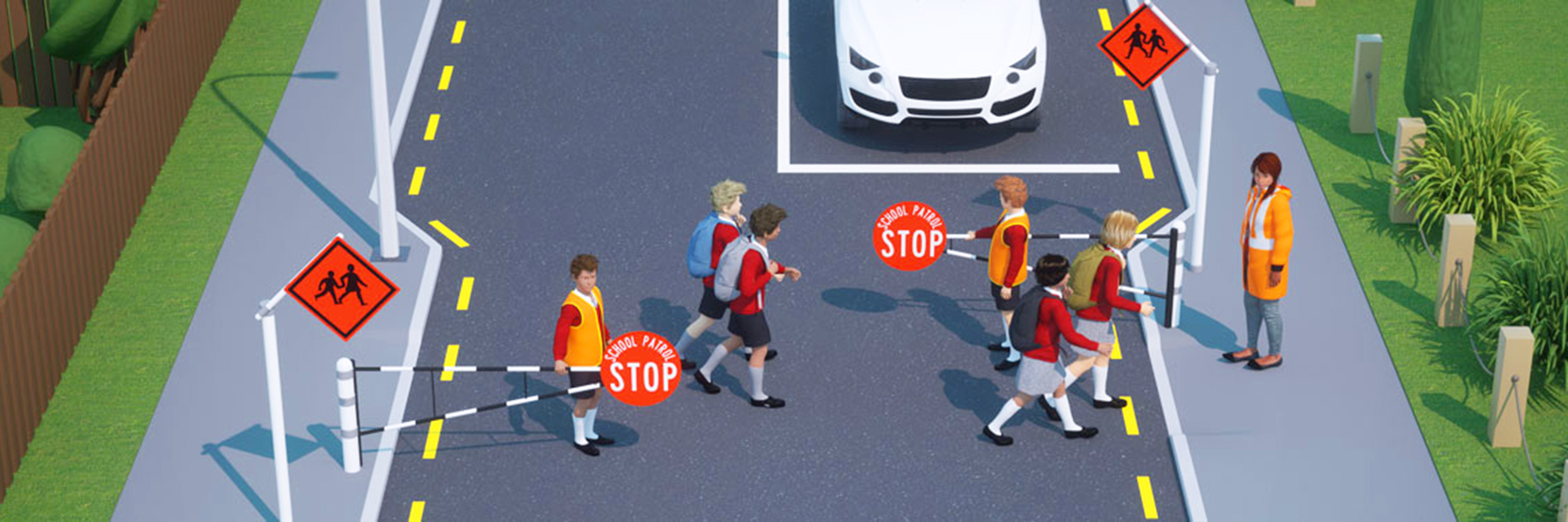 Road rules - using pedestrian crossings safely