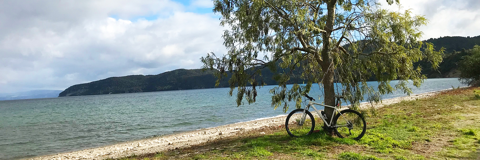 Riding the pumice path in Taupo