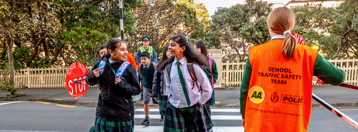 Crossing controllers: meeting the kids on school patrol