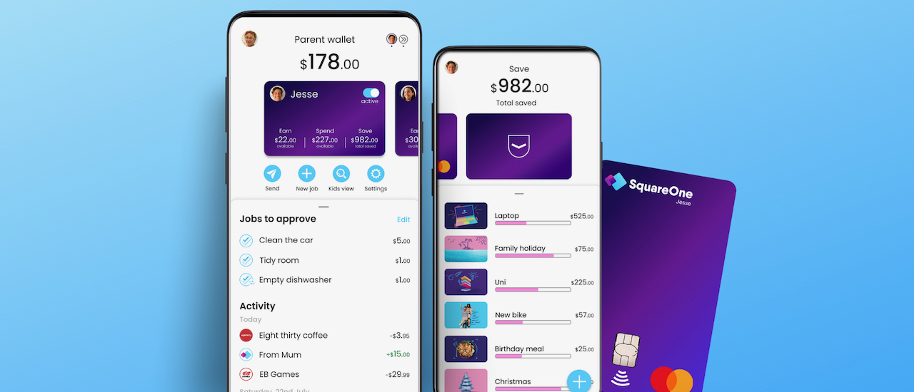 SquareOne: A savvy finance app for kids