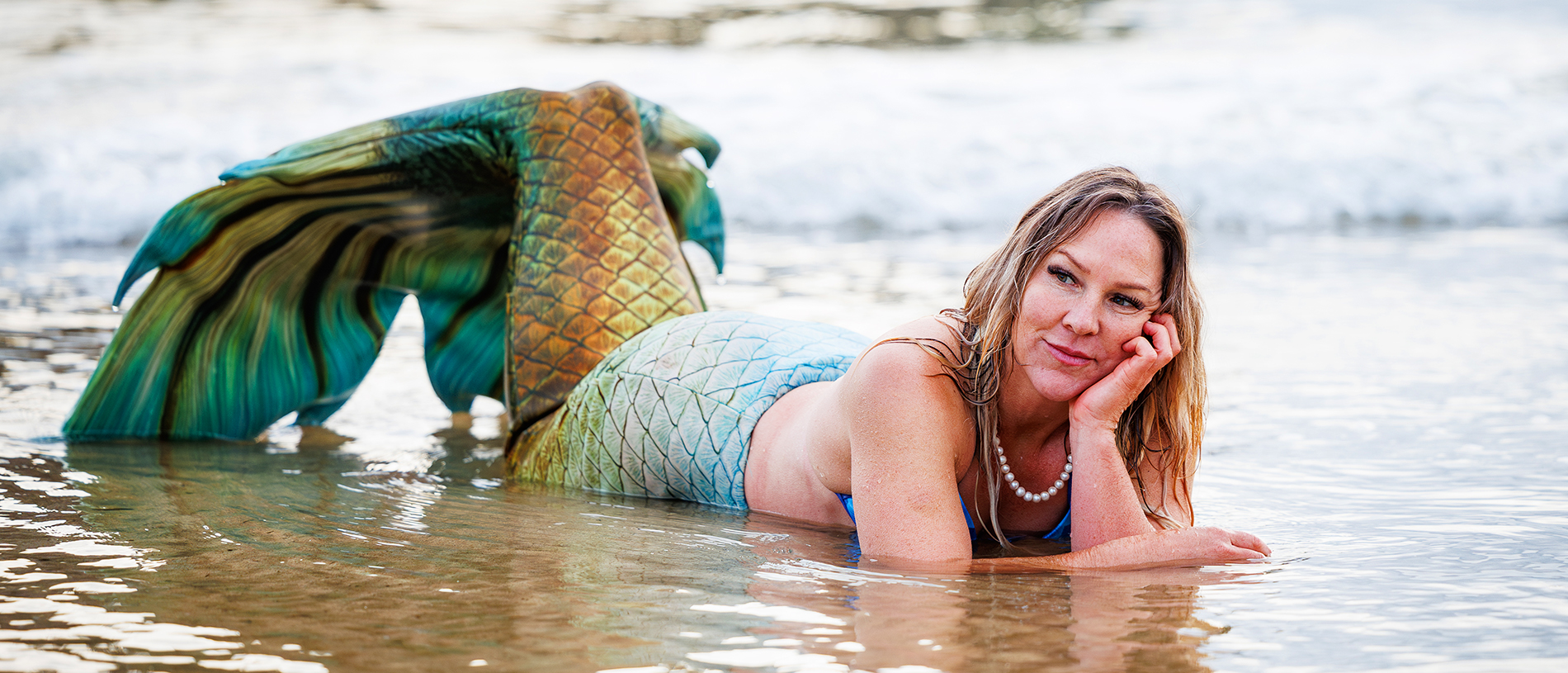 Fantasies fulfilled: mermaid diving