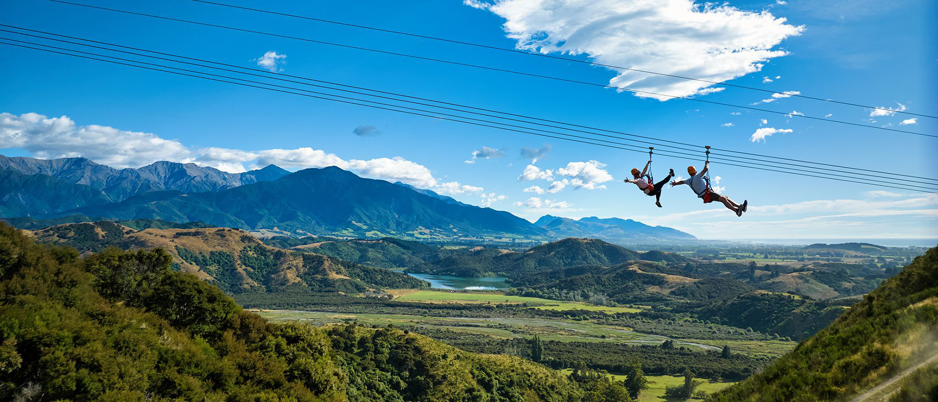 Ziplining in Kaikōura