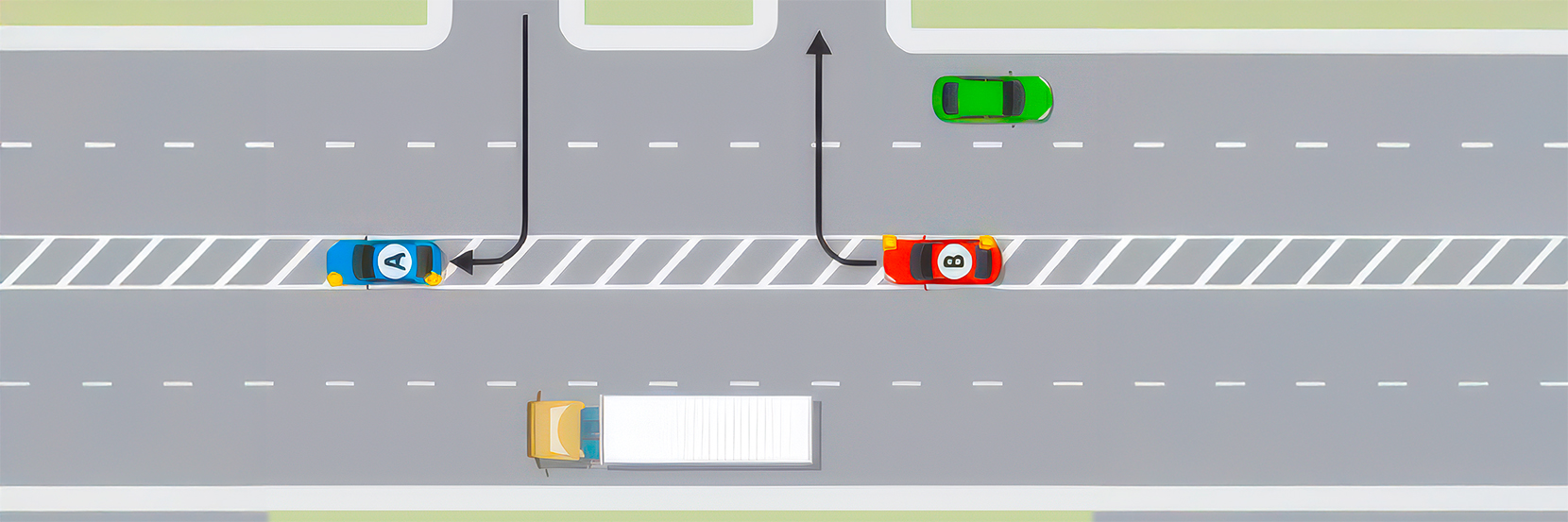 Road rules: how to use flush medians