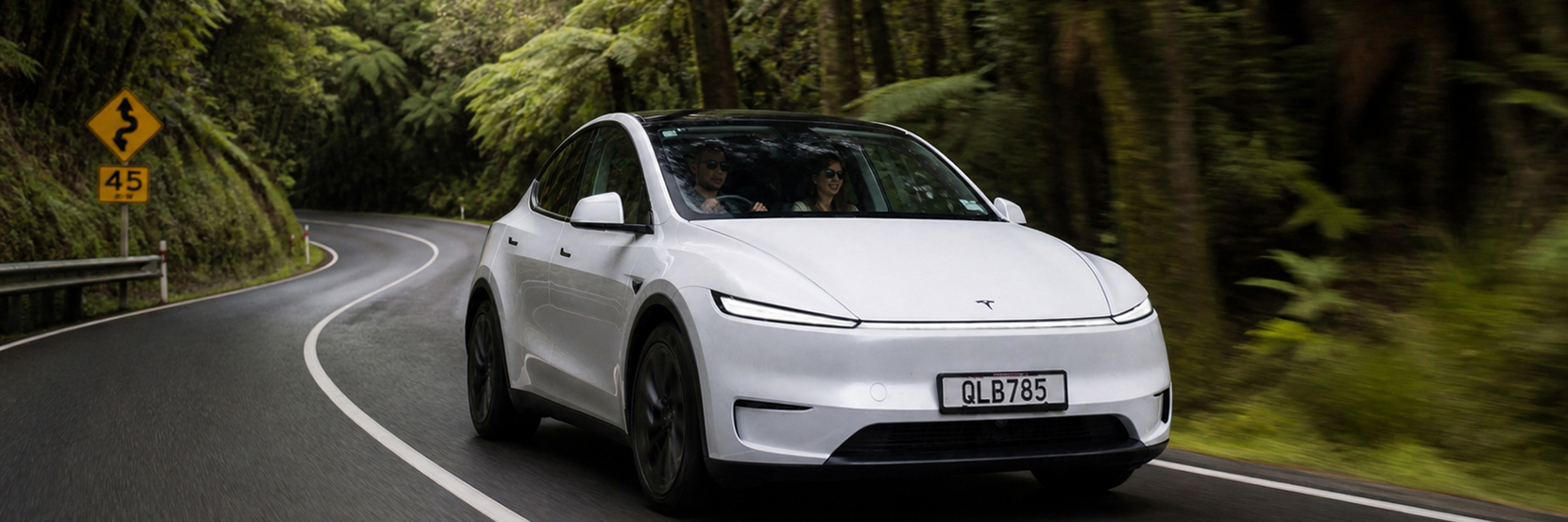 Be in to win a Tesla hire from GO Rentals.