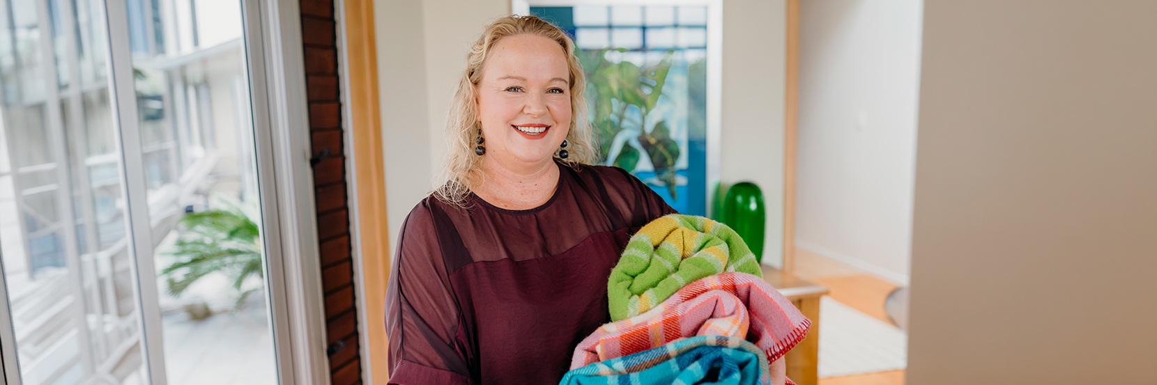 Meet the maker: Fresh Retro Love blankets