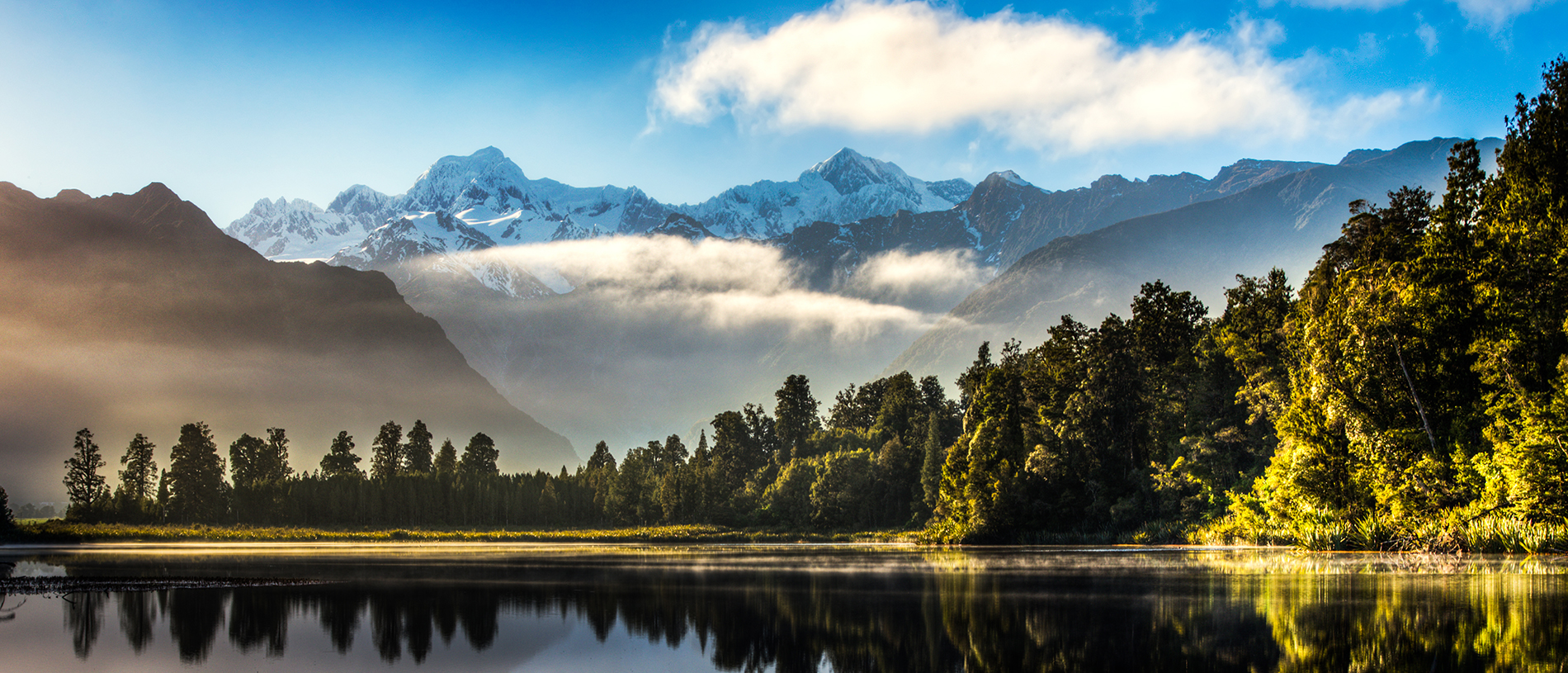 Lake Matheson: the perfect mirror