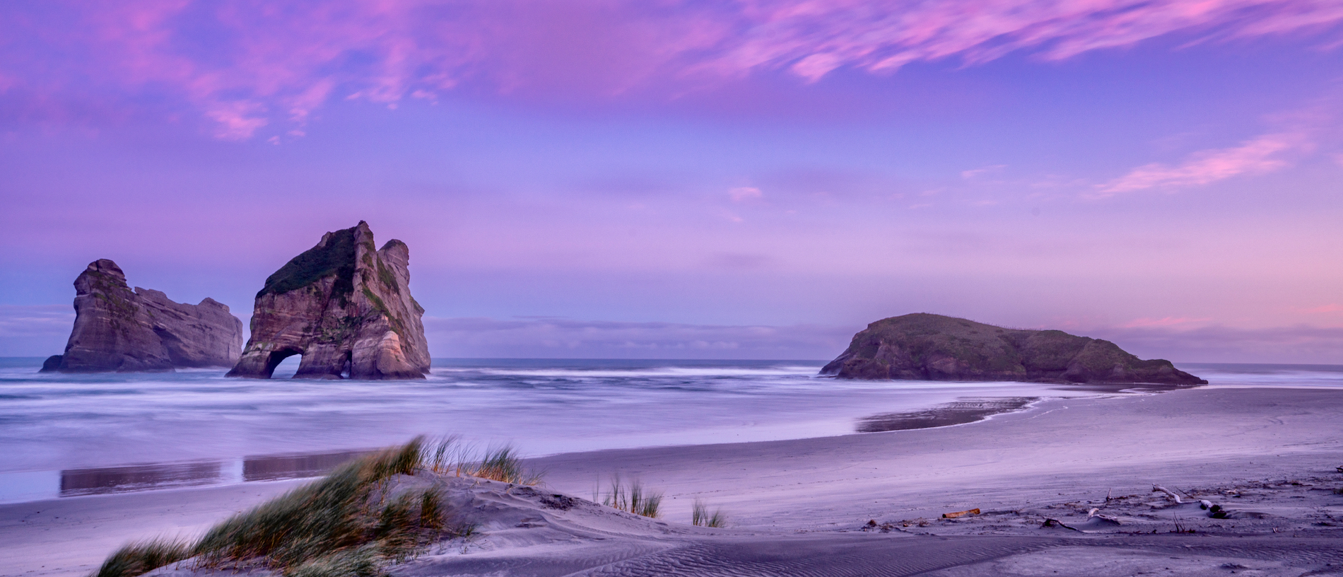 Wharariki Beach