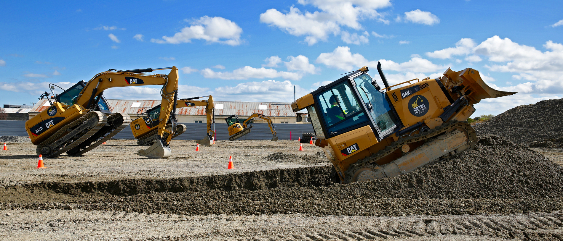 Drive a bulldozer in Invercargill