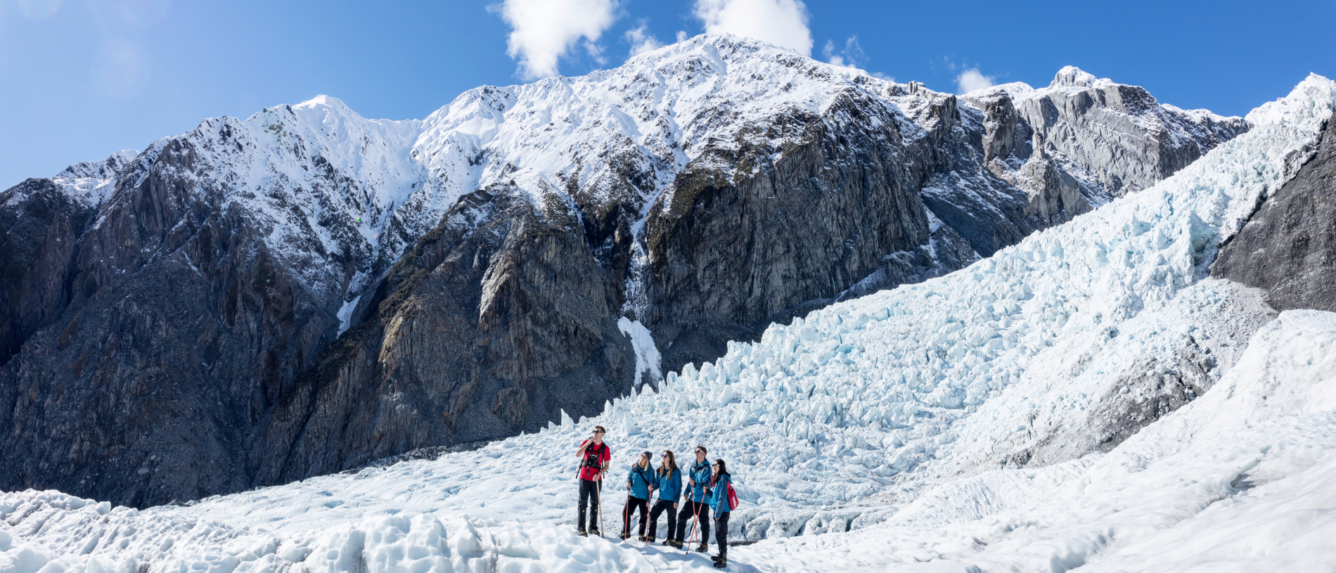 Get a real sense of scale at Fox and Franz Josef Glaciers