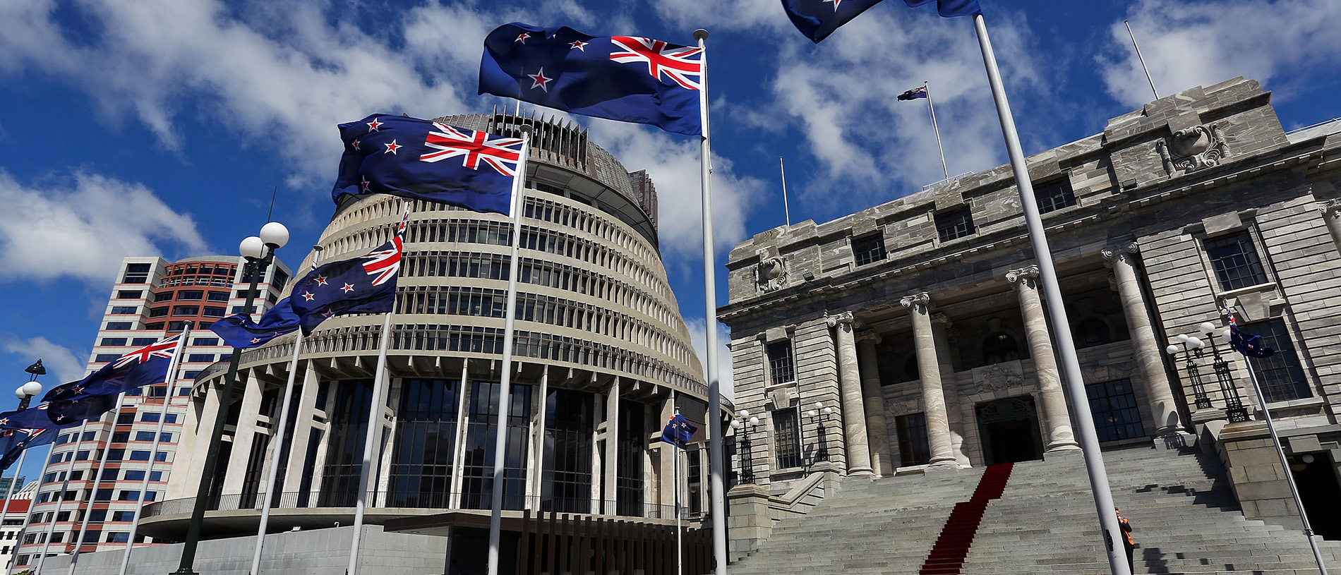 The Beehive and Parliament Buildings: the heart of Aotearoa's Government