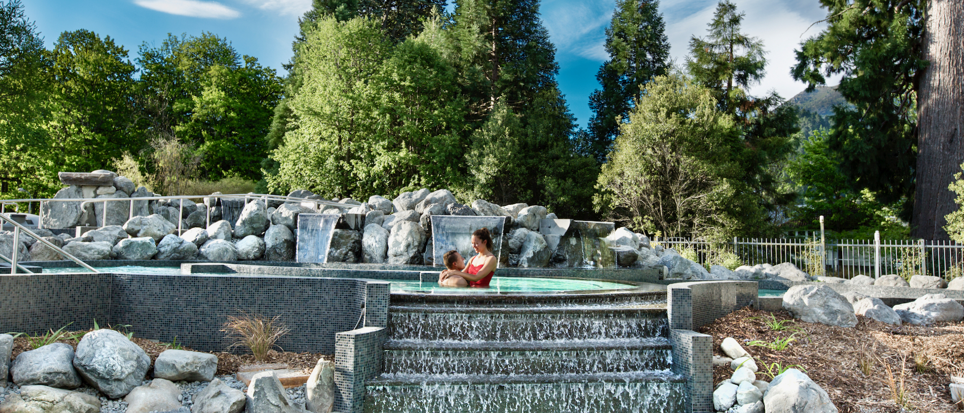 Soak and slide at Hanmer Springs