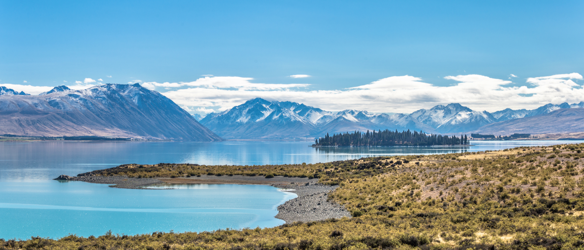 Marvel at the magnificent lakes of the Mackenzie District