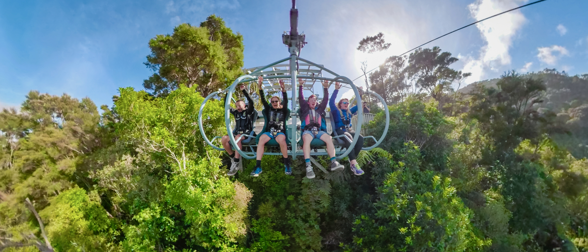 Ride one of the world’s longest flying foxes in Nelson