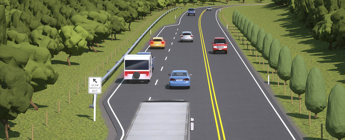 Road rules - how to pass safely