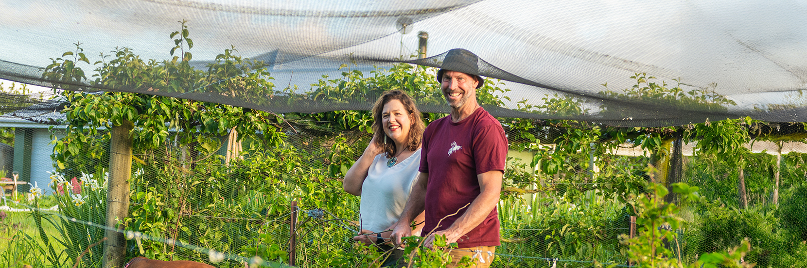 Angela Clifford and Nick Gill, authors of The Food Farm. Photo by Jim Huang.