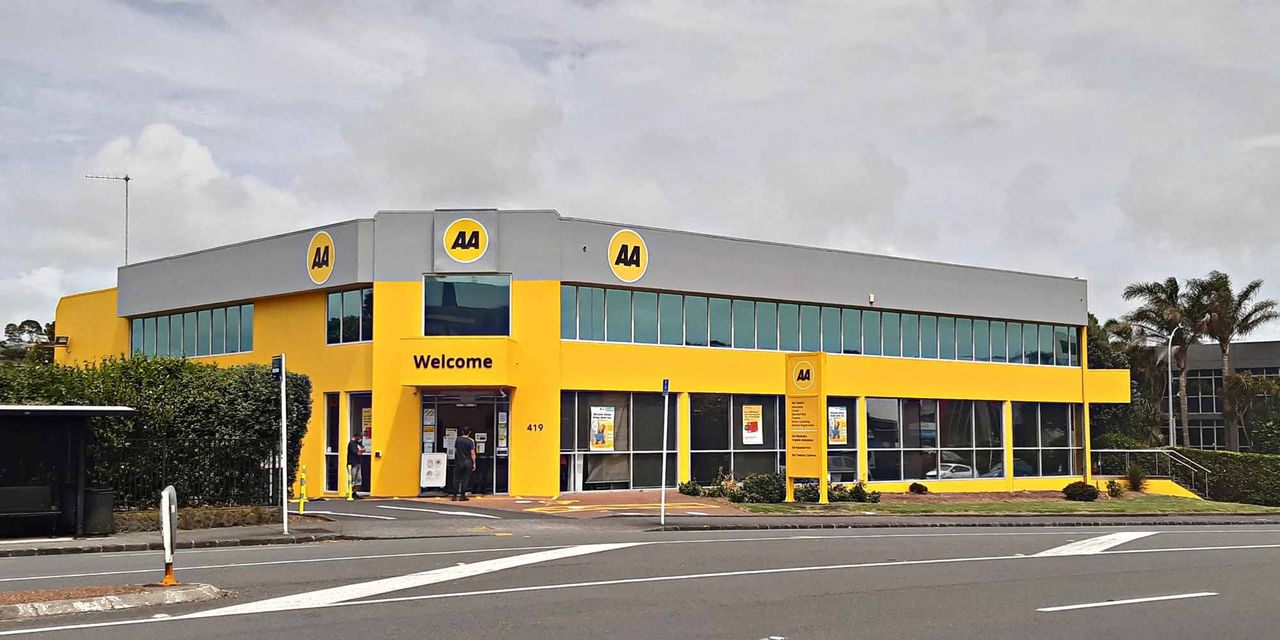 Outside view of an AA building