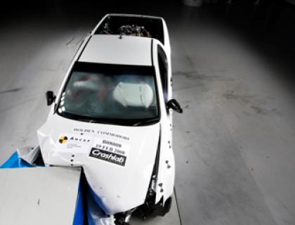 A test or dummy car crash by Crashlab