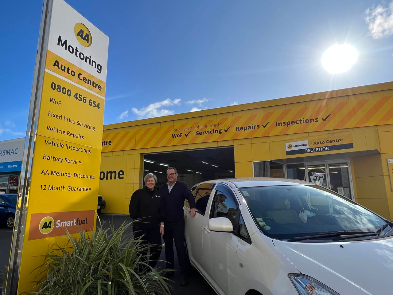 Darren and Michelle Erb AA Auto Centre New Plymouth