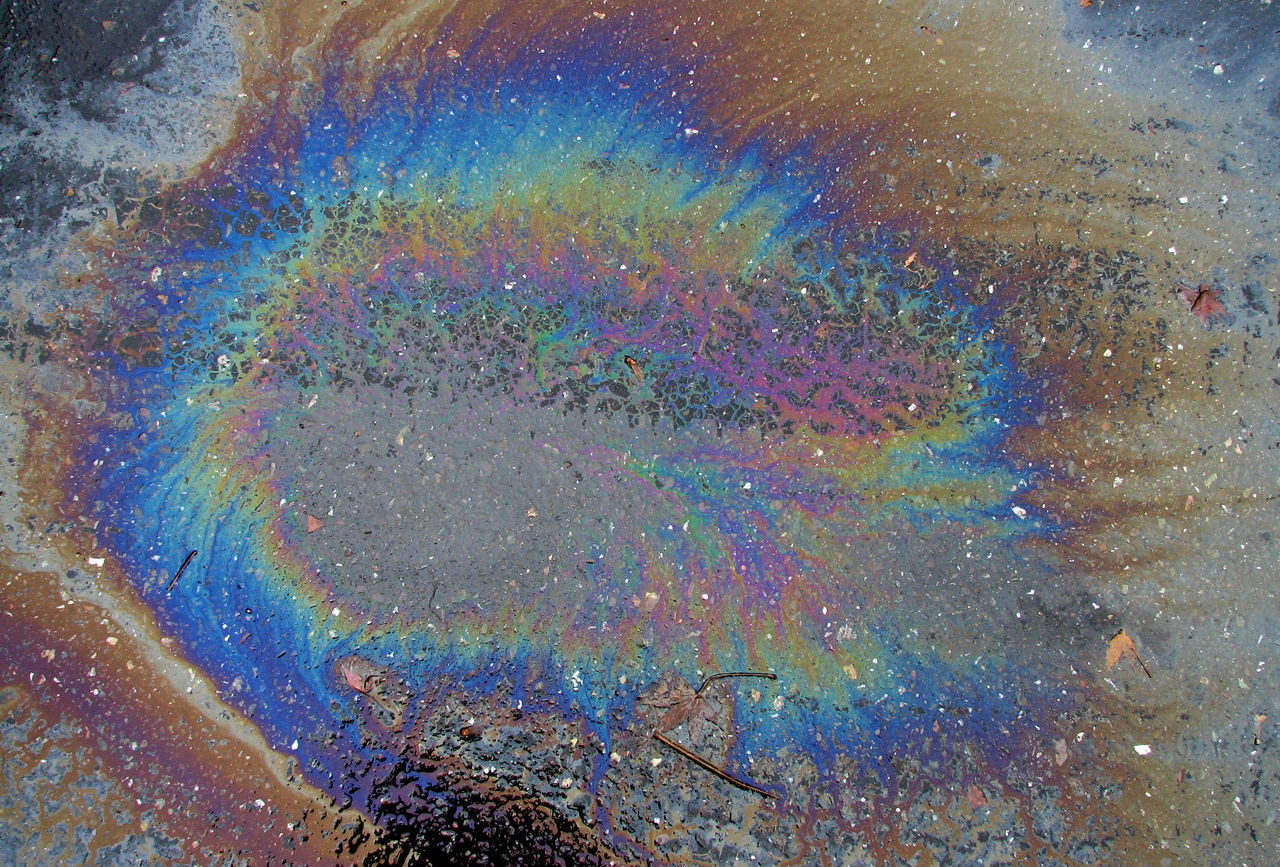 car oil leak