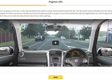 Preview screenshot for the Online Driver Risk Assessment
