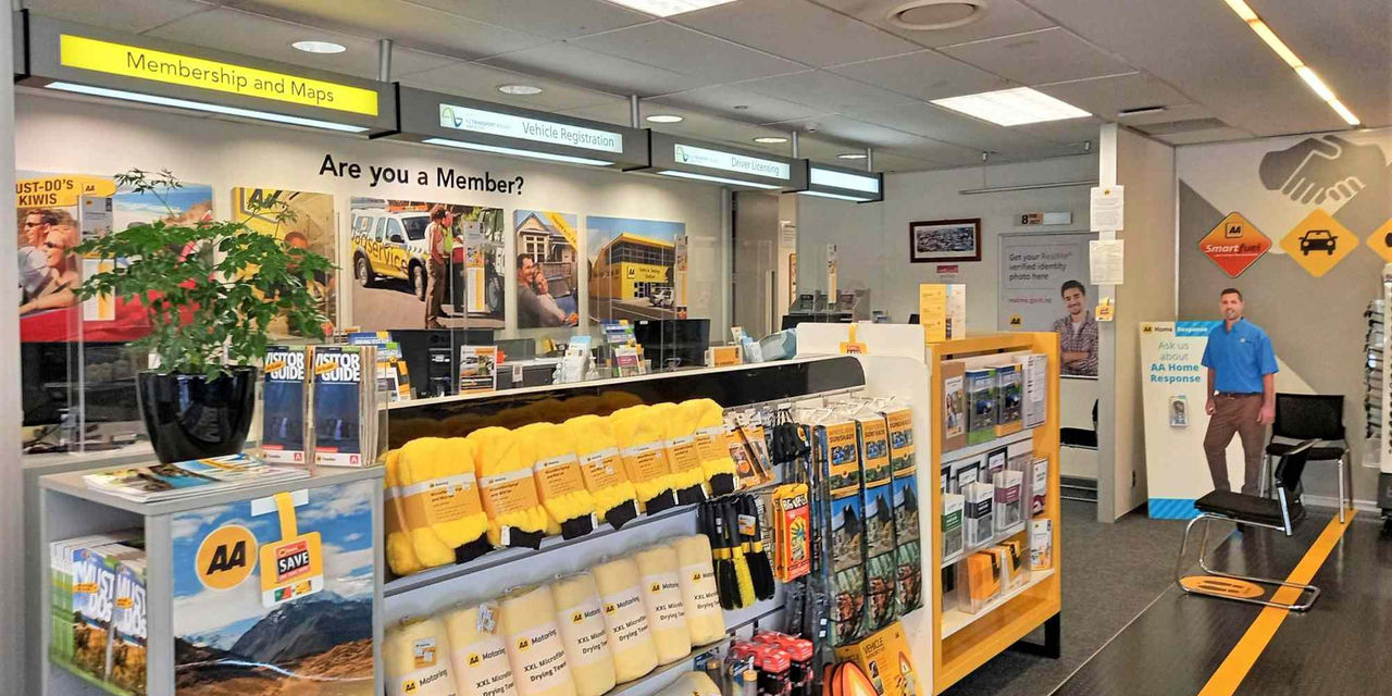 Inside an AA location
