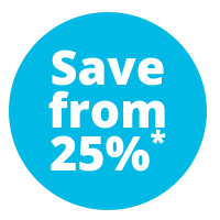 Save from 25%
