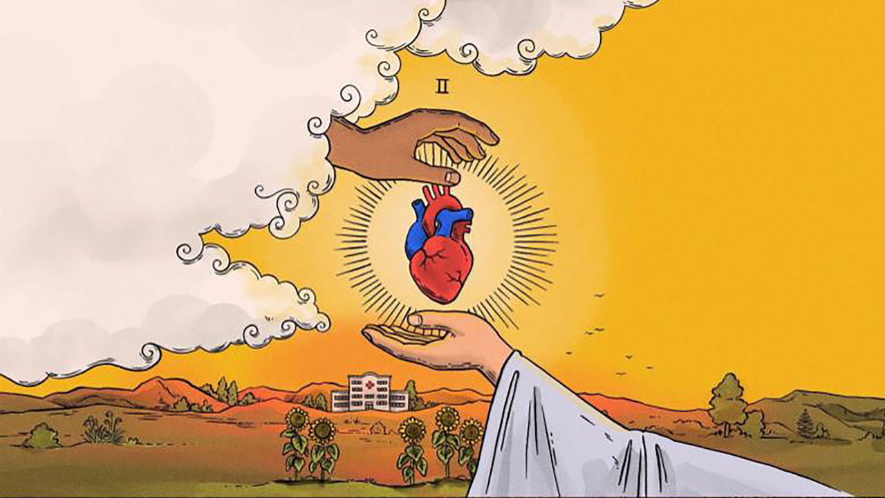 Taror-style illustration of "Will you pass your organs on"