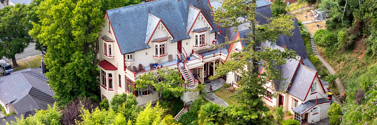 Warwick House in Nelson is known locally as 'The Castle.'