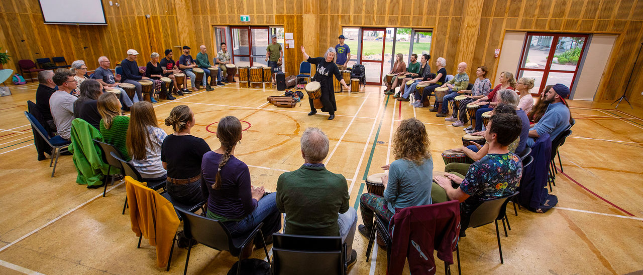 Communal drumming