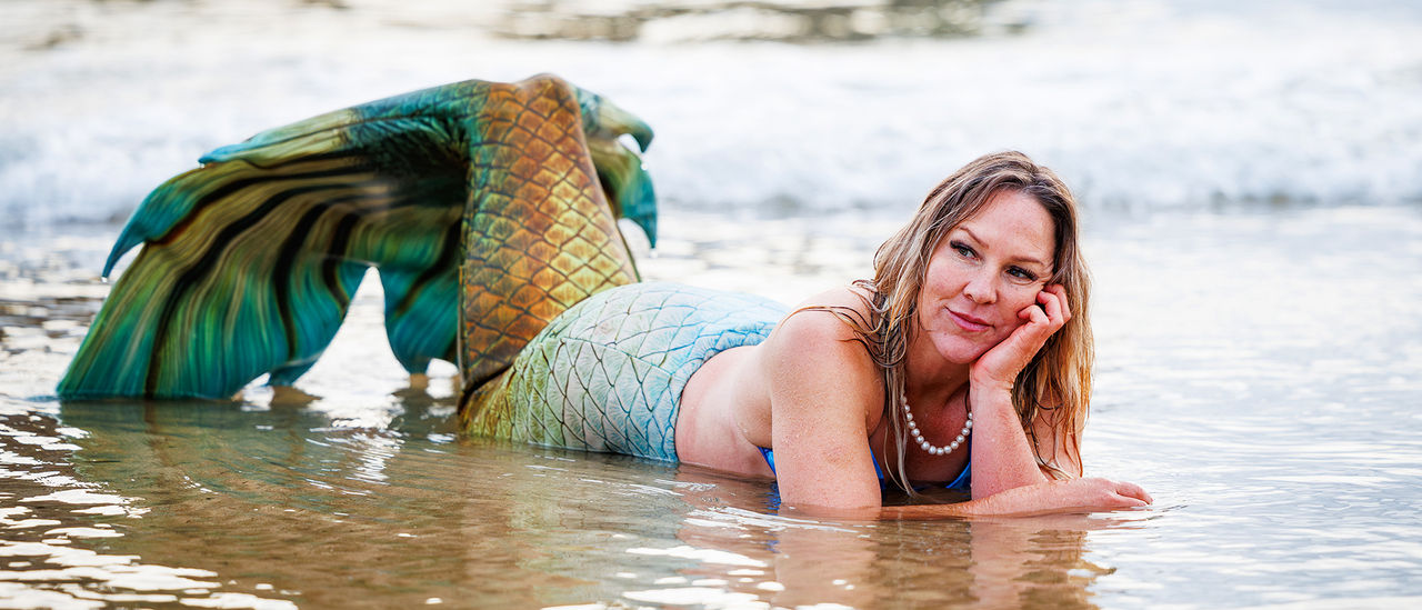Sacha Williamson, professional mermaid