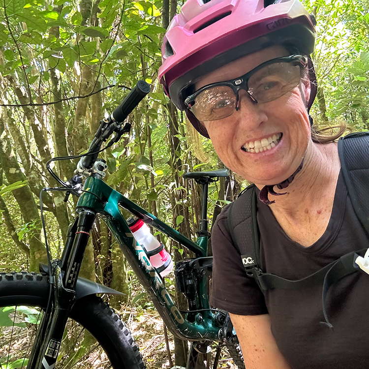 Cycling skills coach Janet Stark.