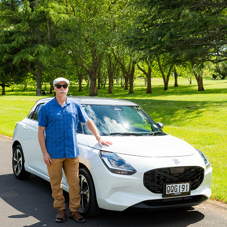  Baby Boomer, Chris, reviews the Suzuki Swift.
