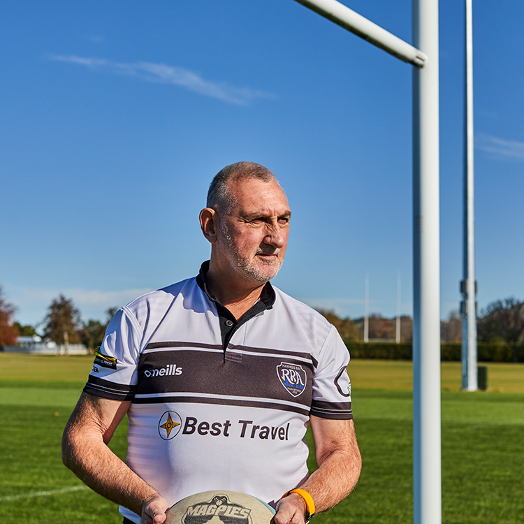Refereeing is a combination of mental fitness as well as physical fitness. Photo by Charlotte Anderson.