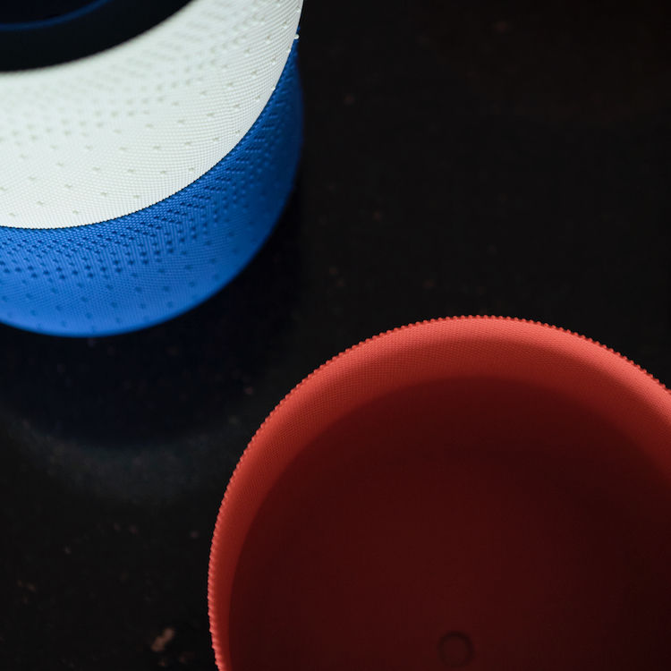 Utilize Studios homewares products are created from 3D printed plastic waste. 