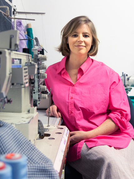 General Manager of RUBY, Emily Miller-Sharma, has launched an apprenticeship for budding machinists, patternmakers and cutters.