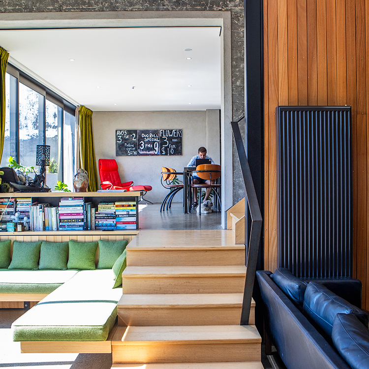 The former fish factory has been converted into a stylish and practical home. Photo by Nicola Edmonds.