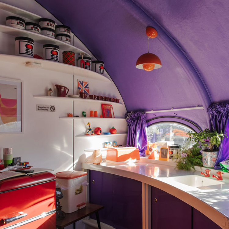 UFO house kitchen