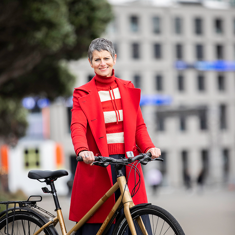 Sarah Connor, Wellington-based menopause advocate and campaigner. 