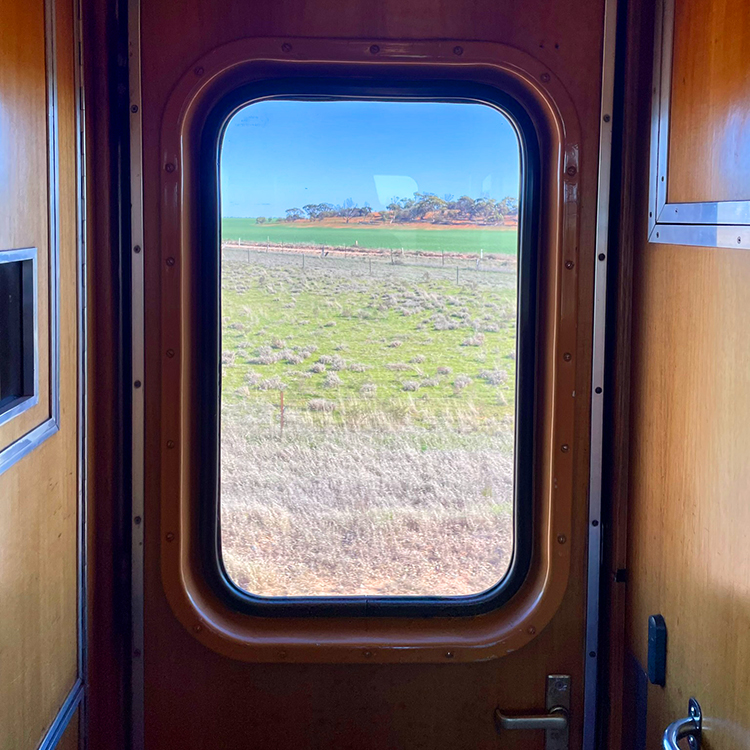 Outback views from The Ghan. 