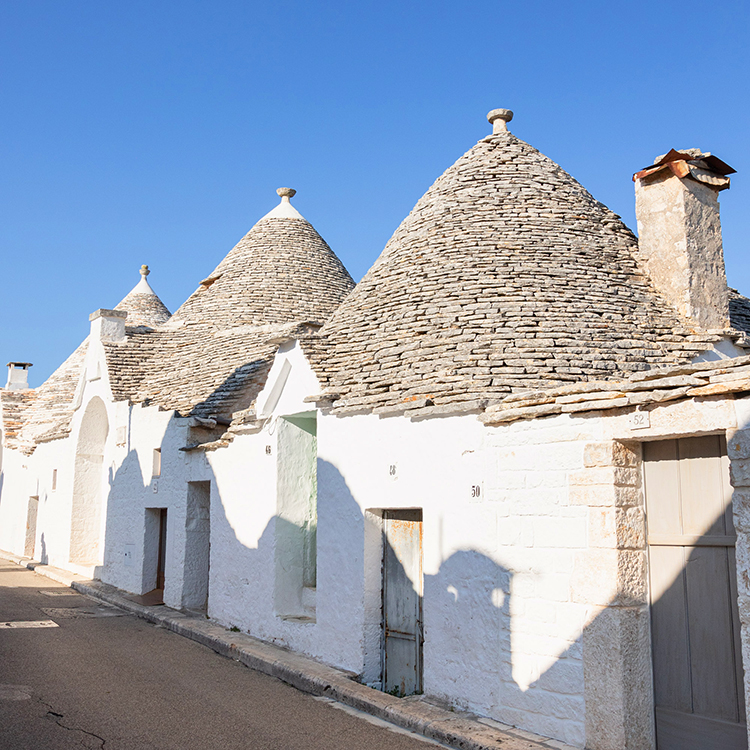 Intriguing trulli in Puglia.