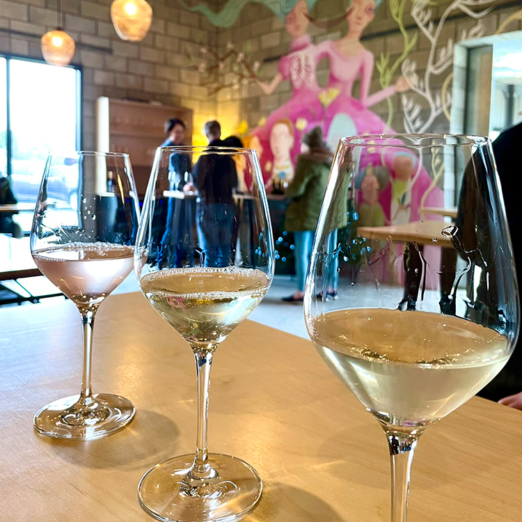  Sample interesting wines at Alexia Urban Winery in Greytown. Photo by Jo Percival.