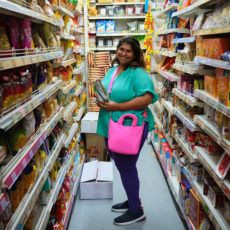 Perzen Patel provides expert advice on what to look for in a Sandringham grocery store. Photo by Mark Smith.