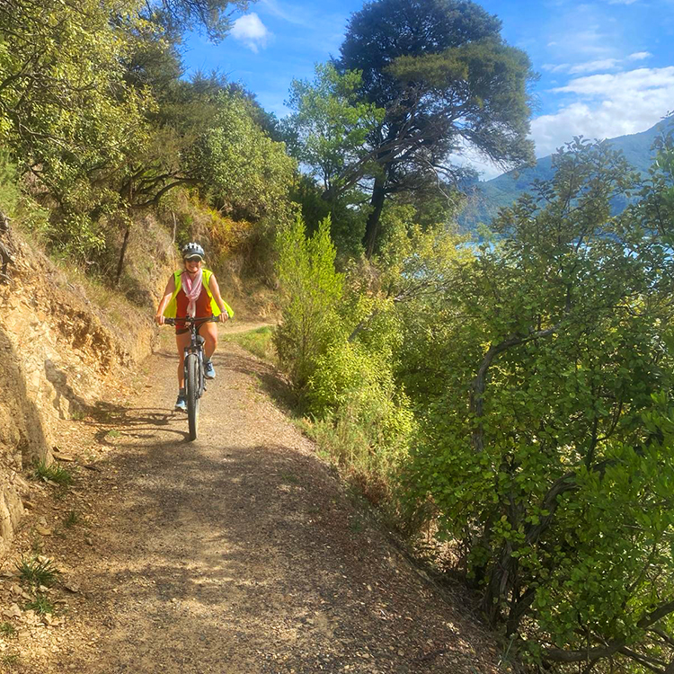  Cycling from Anakiwa. Photo by Elisabeth Easther.