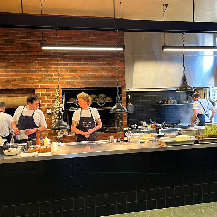 An open-kitchen policy at The Agrarian Kitchen added to already special experience.