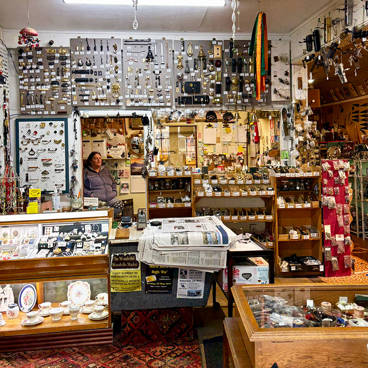 Woodville Mart is a cornucopia of collectibles and vintage hardware.