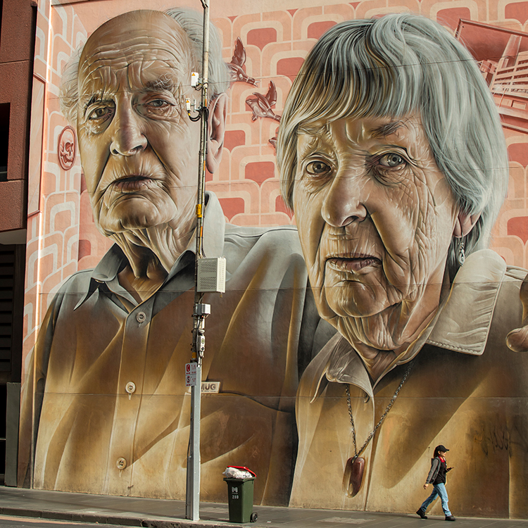 Street art in Melbourne. Photo by Tim Cuff.