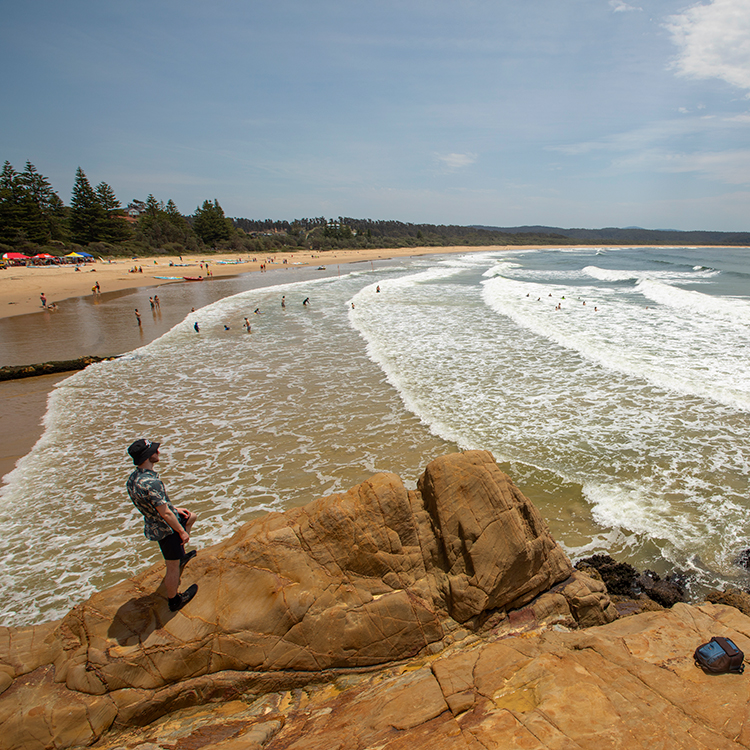 Beautiful beaches along Australia's eastern coast. Photo by Tim Cuff.