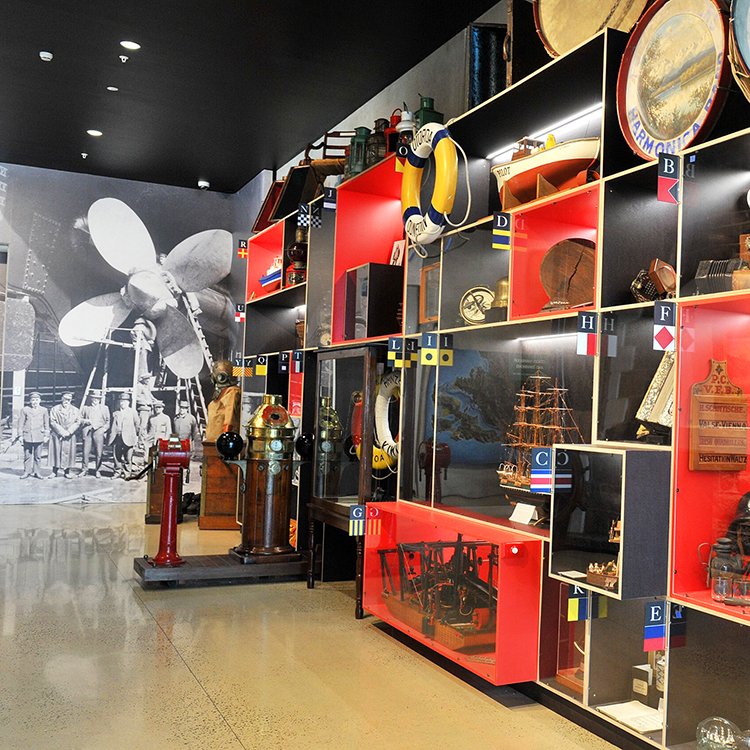 Dunedin's maritime history is on display at Port Chalmers Museum.
